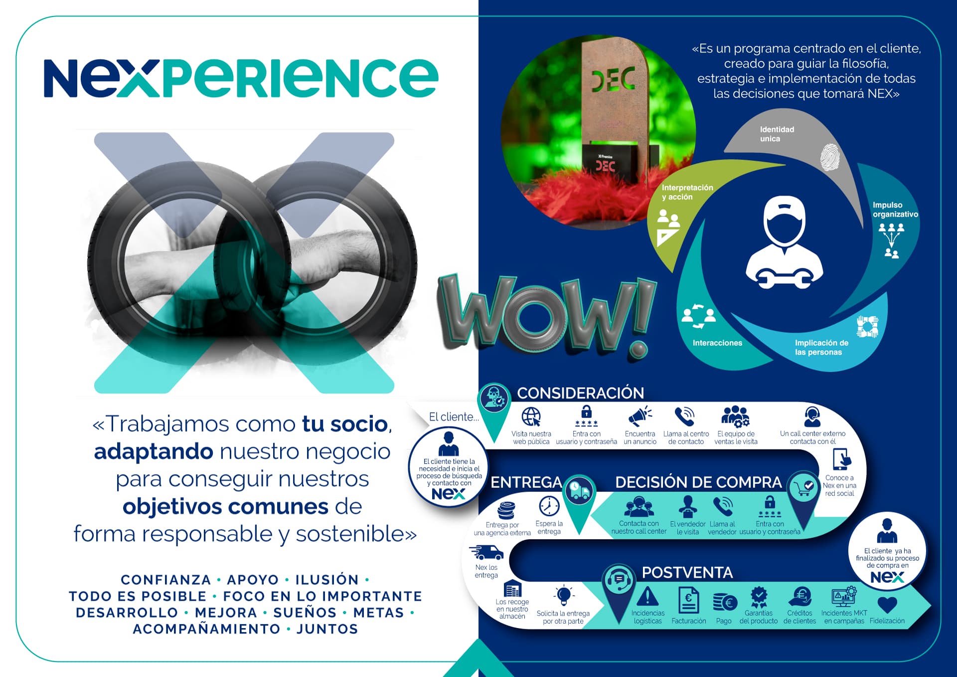 Resumen visual de NEXPERIENCE